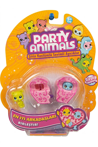 Samatlı Oyuncak SAMATLI PARTY ANIMALS 3'LÜ FİGÜR SETİ