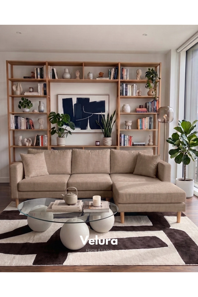 Velura Home & Living Armin Akıllı Köşe Koltuk Takımı & Modern Modüler Yataklı...