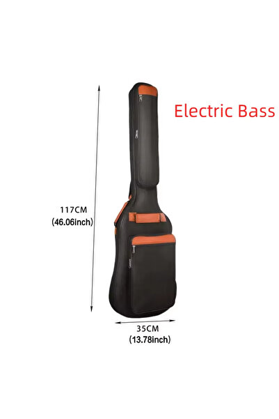 Choice Bass bag 600D Oxford Fabric Electric Guitar Bag 10mm Cotton Pad Basss ...