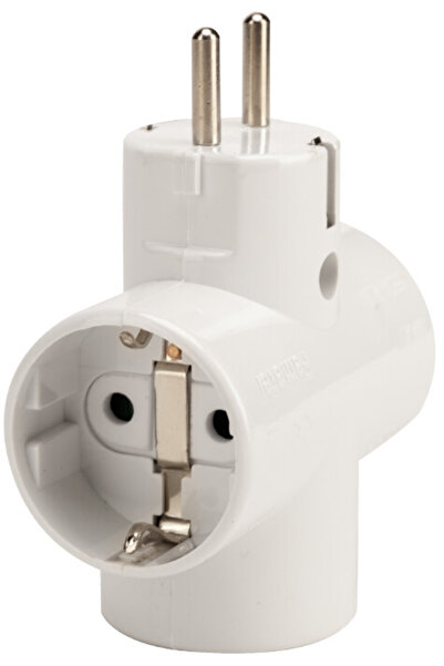 Evotools Adaptor pentru priză triplă Schuko