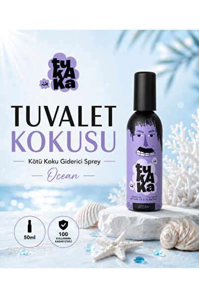 TUKAKA Tuvalet Öncesi Koku Giderici Sprey, Uzun Ömürlü Banyo Ve Tuvalet Kokus...