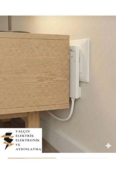 Noki Orvi Prime 3 Metre 3’lü Uzatma Kablosu | 5 mm Ultra İnce Fiş, Topraklı, ...