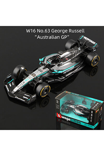 Choice5 63-RUS-Australia Bburago 1:43 F1 Alloy Car Model 2025 Formula Racing ...