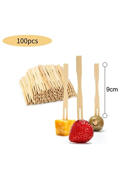 Choice3 100pcs-9cm 100PCS Bamboo Skewers, Bamboo Paddle Wood Picks, Toothpick...