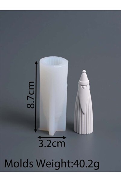 Choice1 small 3D Cute Santa Claus Portrait Silicone Mold DIY Christmas Orname...