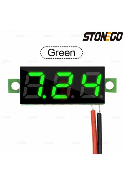 Choice3 green 0.28 Inch DC 2.5V-30V Mini Digital Volt Meter Voltage Tester Tw...