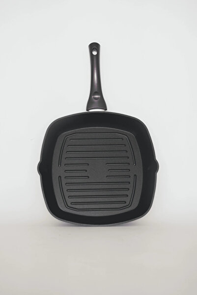 Bonera Granite Grill Pan 28 cm Magenta - Fireproof Non-Stick Surface - with B...