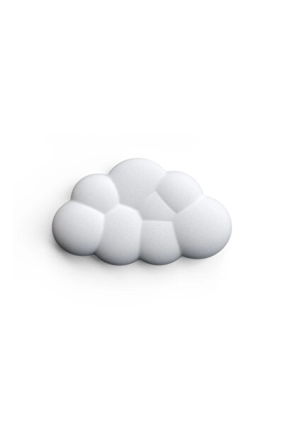 Choice White S Size Ergonomic Mouse Pad with Wrist Rest for Keyboard, Cloud A...