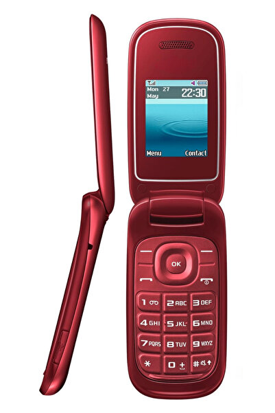 Genel Markalar 1270 kapaklı kırmızı cep telefon ŞIK TASARIM