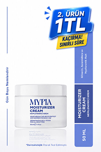 Mypia Cosmetics كريم مرطب مرطب للعناية بالبشرة مع إصلاح مكثف وحاجز فعال لمدة ...