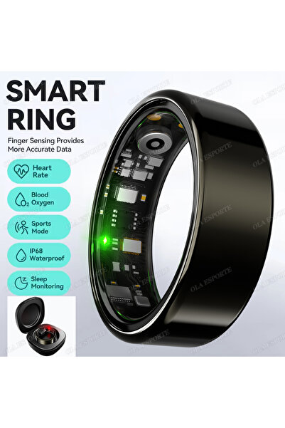 Choice34 12 Black-pro For Smart Ring Men Women Bluetooth Monitor Blood HeartR...