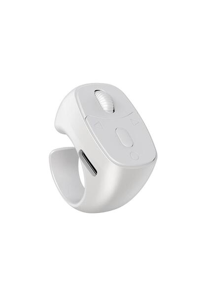 choice2 WHITE Cell Phone Scrolling Ring Wireless Finger Shutter Remote Contro...