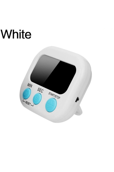 Choice 1pc white 1PC LCD Digital Kitchen Timer Magnetic Cooking Large Count D...