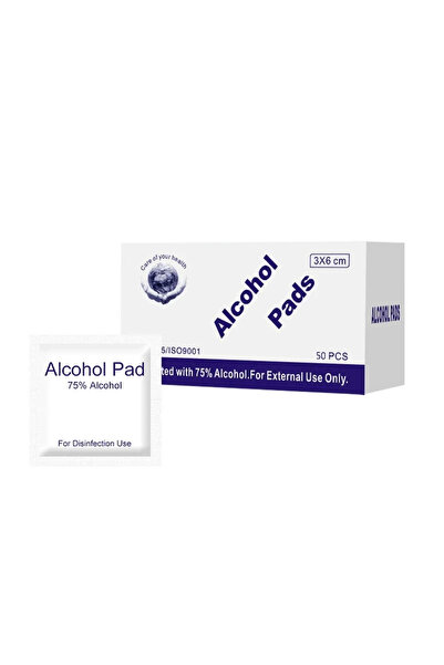 Choice 50Pcs 6x3cm Disposable and convenient alcohol cotton pads for cleaning...