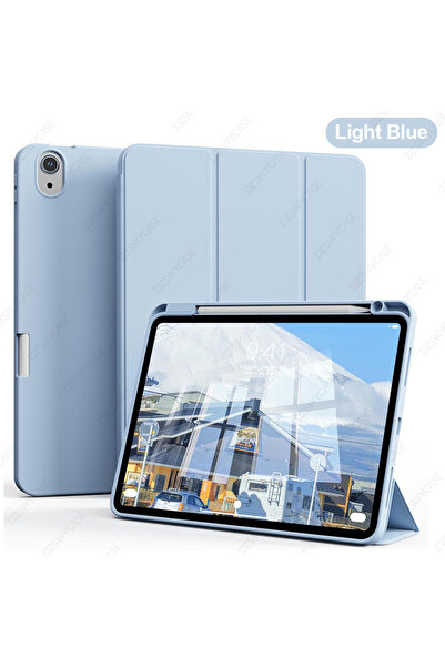 Choice Light Blue Case for iPad Air 11 M4/M3/M2 (2026/2025/2024), iPad Air 5/...