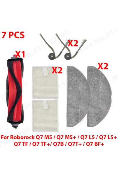 Choice9 roborock Set 7 For ( Roborock Q7 M5 / Q7 M5+ / Q7 L5 / Q7 L5+ / Q7 TF...