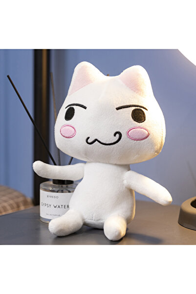Choice cat 27-30cm white cat New Toro Inoue Cat Plush Anime Game Doll Stuffed...