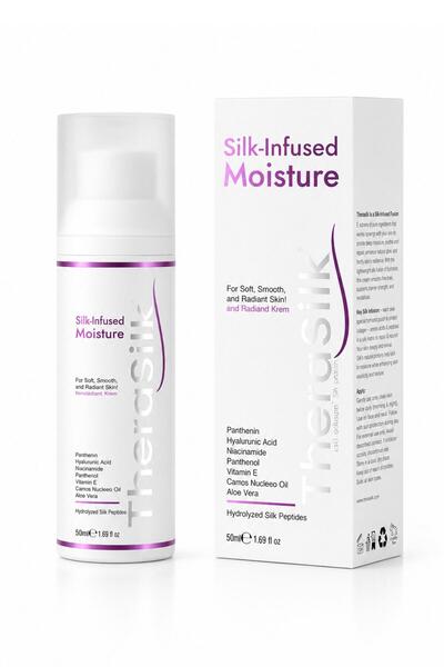 Therasilk Nemlendirici Yüz Kremi 50 ml | 72 Saat Nem, Kolajen & Pentavitin İç...