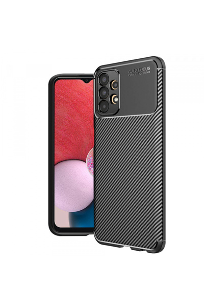 Samsung Husa pentru Galaxy A13 A135, Techsuit, CarbonFiber, Neagra