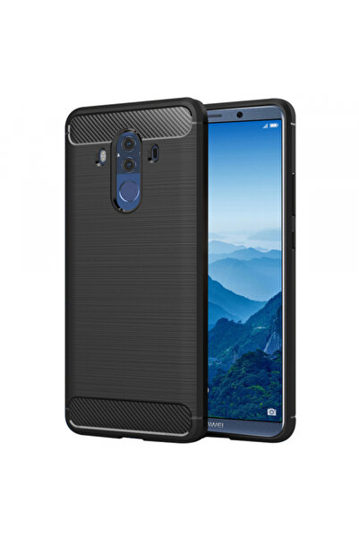 Huawei Husa pentru Mate 10 Pro, Techsuit, Carbon, Neagra
