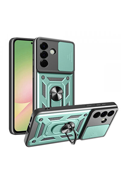 Samsung Husa pentru Galaxy A56 A566, Techsuit, CamShield, Verde