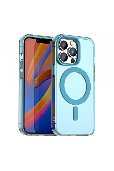 Apple Husa MagSafe pentru iPhone 12 Pro Max, Techsuit, CandyCase, Albastra