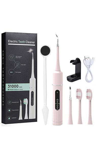 Choice Pink Sonic Electric Toothbrush - Home Portable Calculus Removal Care a...