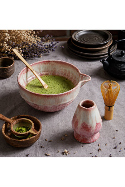 you design Rose Matcha Seti