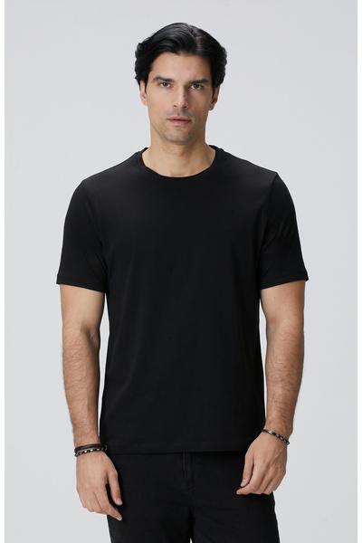 Network Siyah Basic T-shirt