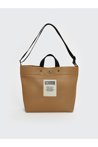 LC Waikiki Trendlucky Leather Look Men's Shoulder Bag with Shoulder Strap