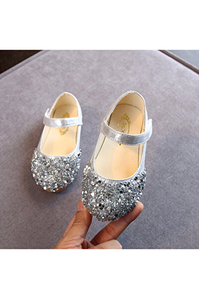 Choice 26(insole 15.8cm) Silver 2023 Spring New Children Shoes Girls Princess...