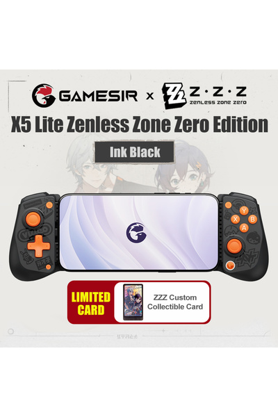 Choice3 ZZZ Ink Black GameSir X5 Lite Mobile Phone Gamepads for iPhone 16 15 ...