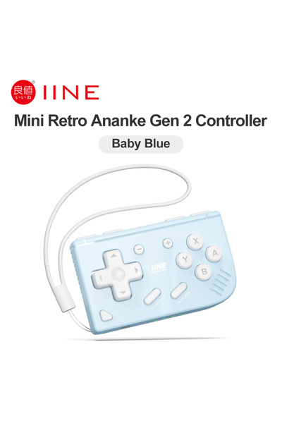 Choice3 Baby Blue IINE Ananke Gen 2 Retro Mini Gamepad for Nintendo Switch 2/...