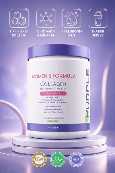 Purple Tip 1-2-3 Yüksek Doz 10000mg Toz Kolajen | Biotin Destekli Cilt Bakımı...