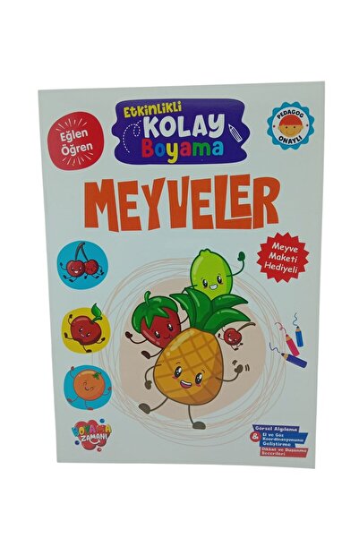 Koloni Kitap Easy Coloring Fruits with Activities
