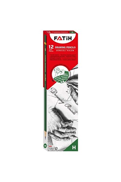 FATİH KALEM قلم رصاص فاتح إتش درجة أولى علبة تحتوي على 12 قلم