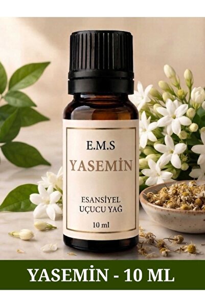 E.M.S AVM YASEMİN Esansiyel Uçucu Yağ Buhurdanlık Yağı Difüzör Esansı Oda Kok...