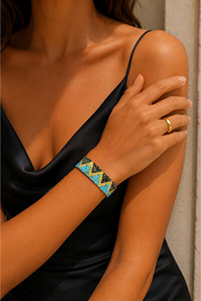 Ayza Miyuki Zigzag Design Bracelet