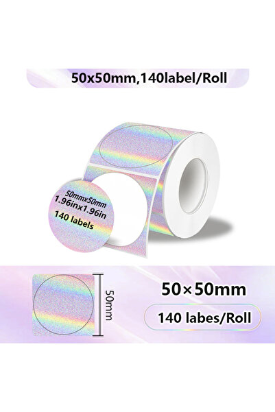 Choice5 50x50 pattern Phomemo Gradient Adhesive Label 50x50mm Suitable for M1...