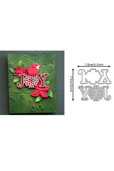 Choice5 H8778 Holly Pinecone Christmas Tree Gingerbread Metal Cutting Dies Bo...