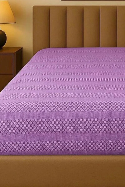 ANİSAHOME Elastic Bed Sheet Jagarli 160X200+30Cm (Double Size)