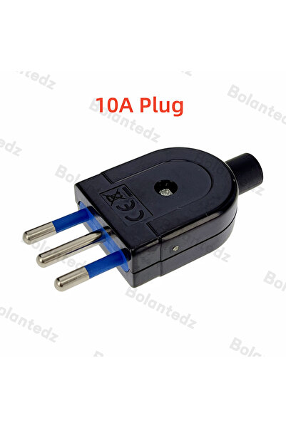 Choice 10A Plug Black Italian standard 10A 16A small Italian power plug male ...