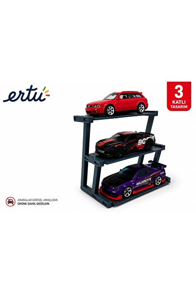 ERTU 3 Katlı Diecast Araba Standı | Koleksiyon Sergileme Rafı | Arabalar Dahi...