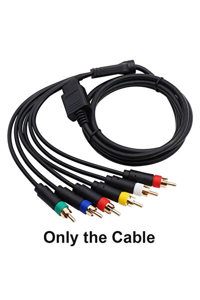 Choice كابل AV RCA BNC RGBS فقط لأجهزة نينتندو N64 وSNES وNGC، كابل لوحدة الت...