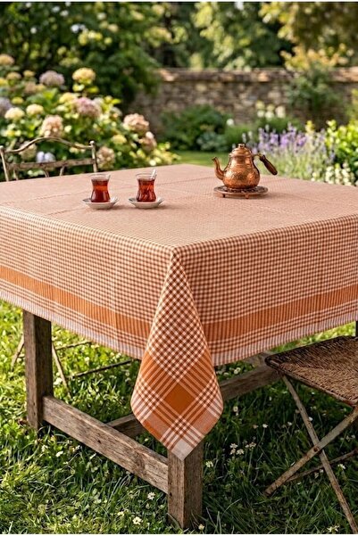 cacao home Küçük Kare Desen Pötikare Masa Örtüsü Sofra Bezi Piknik Örtüsü Mas...