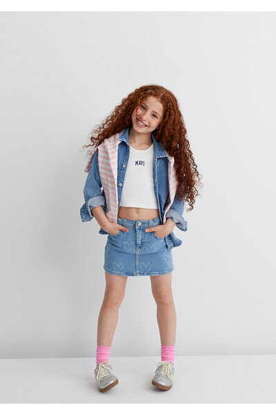 Mavi Lyora Light Jean Skirt 7310000-89486