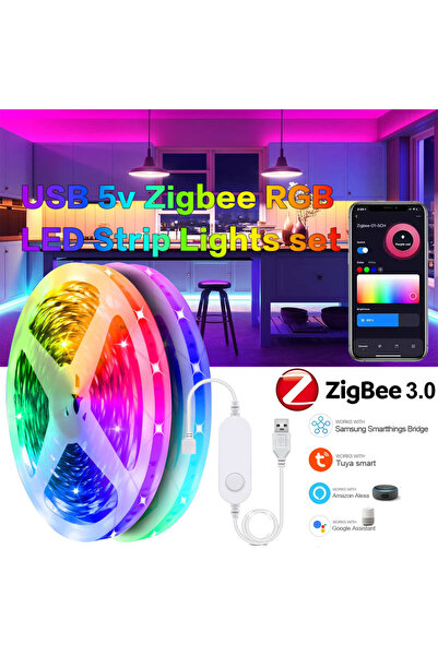 Choice شريط إضاءة LED مرن RGB غير مقاوم للماء بطول 3 أمتار، يعمل بجهد 5 فولت ...