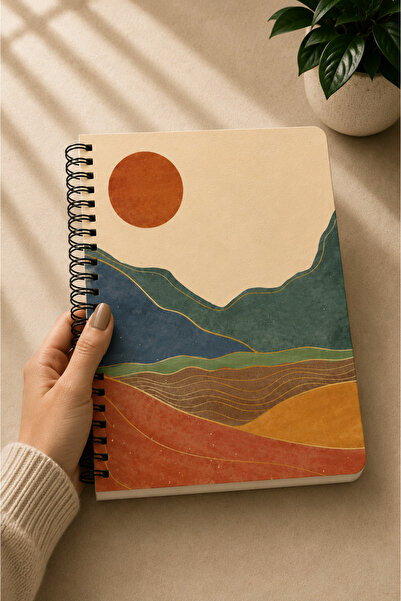 Apeirona | Limitless Art Defter - Bullet Journal | Noktalı | A5 | Çelik Spiral | 90 Sayfa | Sert Karton Kapak