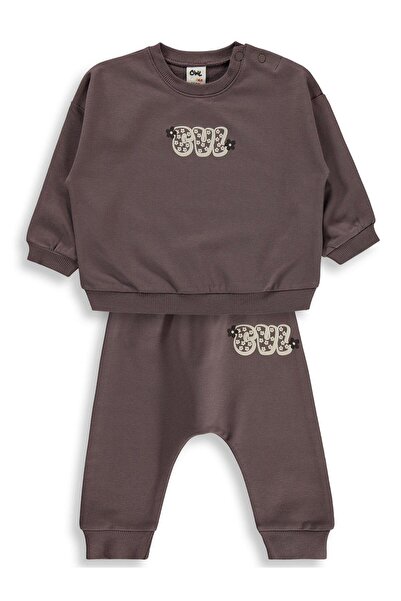 Civil Baby Cvl Printed Basic 6-18 Month Set - Brown