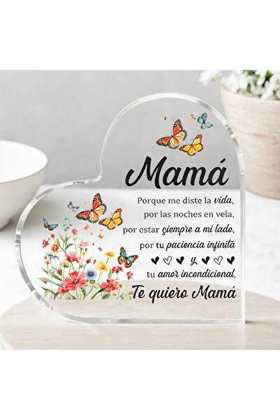Choice 10cm-10cm-1cm X069 1 Pcs Birthday gift Mom transparent Presents From D...